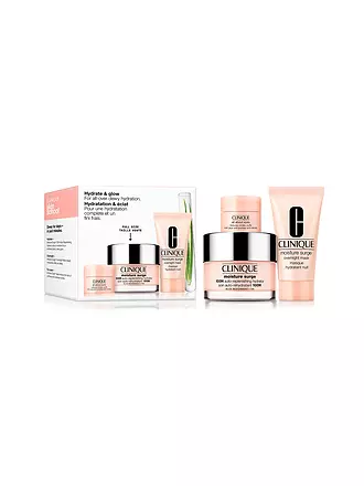 CLINIQUE | Geschenkset - Hydrate + Glow Skincare Set 50ml / 30ml / 5ml | 